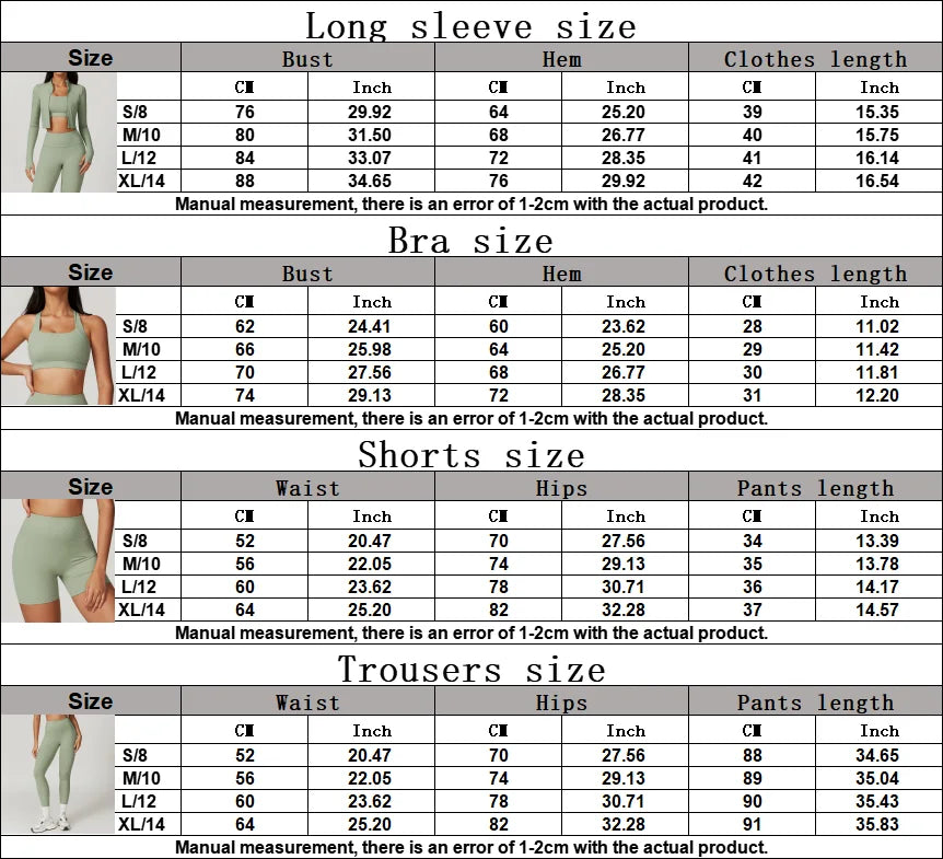 3PCS Yoga Set Women Workout Sets Sportswear Gym Clothing Fitness zipper Long Sleeve High Waist Leggings Sports Suits Yoga Suit