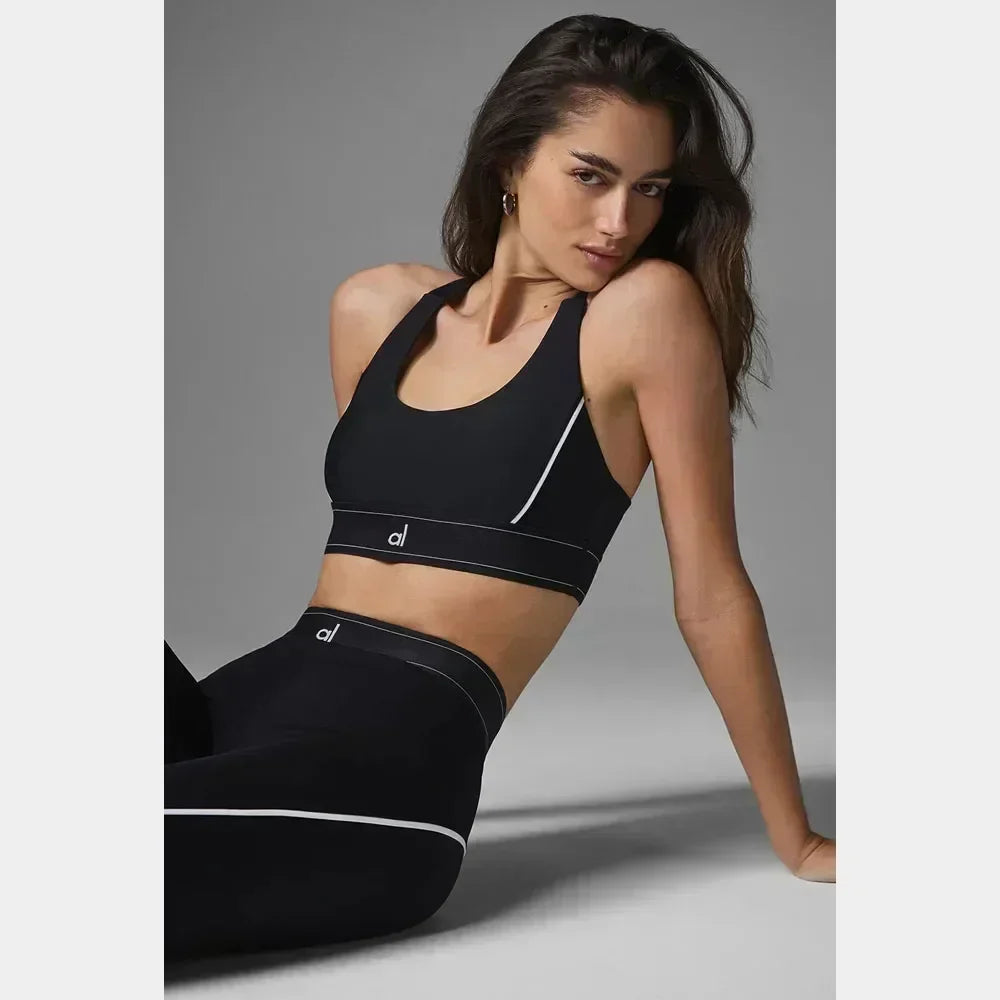 Sports Bra Set AL Women Airlift Bra High-Waist Legging Yoga Set Gym Workout Set Workout Tops Leggings  Yoga Sets Womens 2 Piece