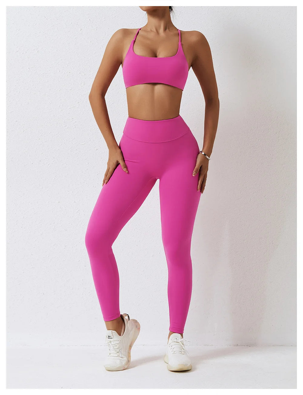 Seamless Yoga Set Sexy Workout Sportswear Gym Clothing 2Pcs Sport Sets Women Hight Waist Leggings Fitness Shorts Sport Bra Suit