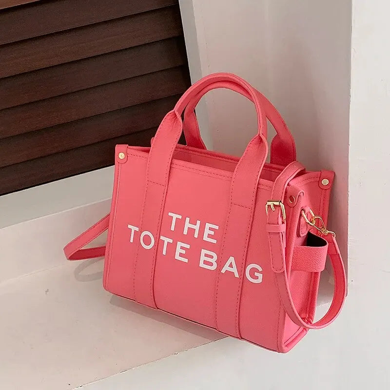 The Tote Bag For Women Crossbody Female Handbag New Solid Words Lette Leisure Large Bag,Luxury Fashion Bag,designer Bag for PU