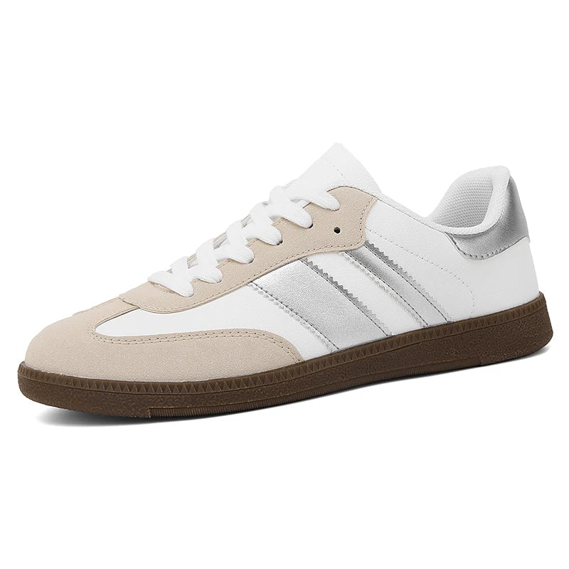 Men Sneakers Fashion Shoes Spring Trend Casual Flats Sneakers Female New Fashion Comfort White Vulcanized Platform Shoes 2025