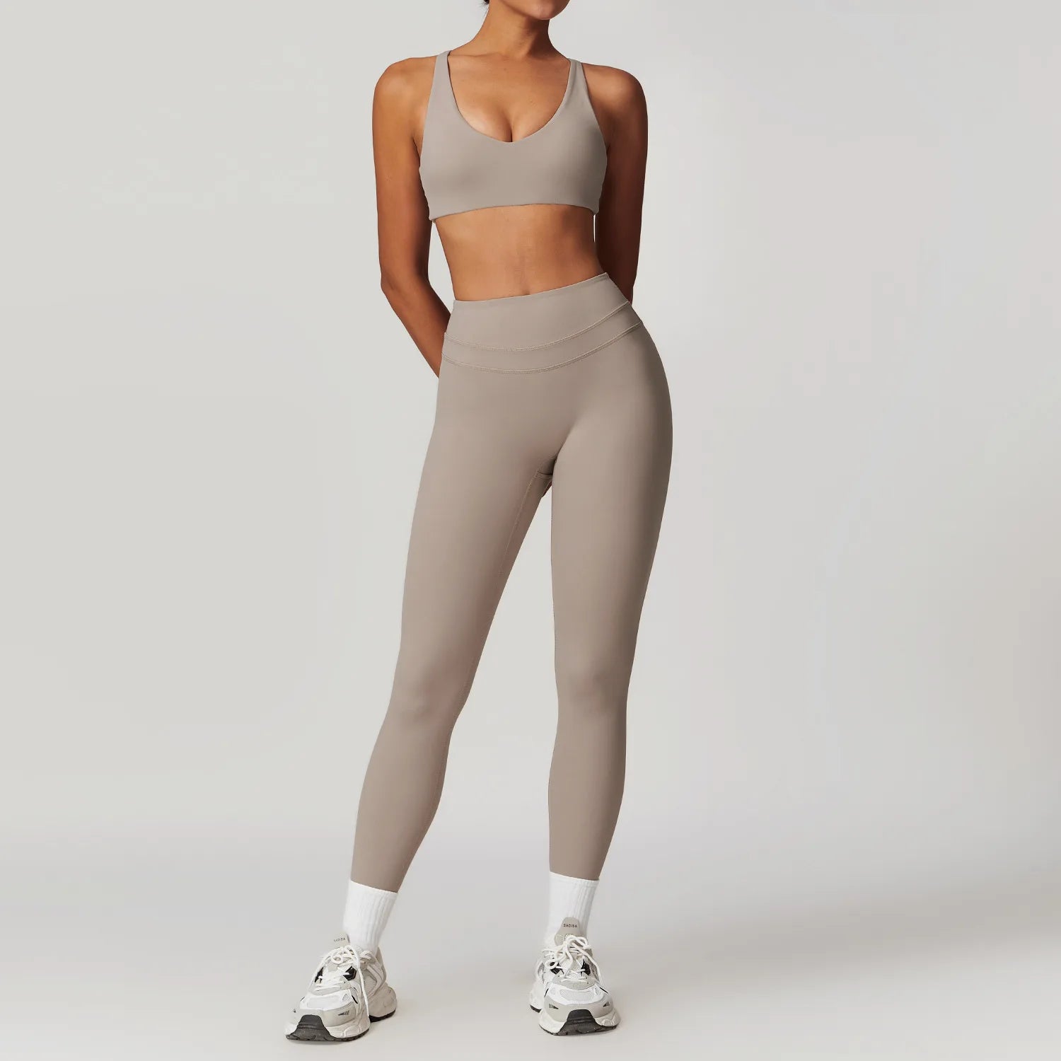Gym Yoga Set Nude Feeling Comfortable Workout Sets Women Tracksuit Gym Push Up Fitness Running Sportwear Sport Bra Leggings Suit