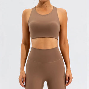 Women Yoga Set  2 Piece Workout Sportswear Gym Clothing Fitness Crop Top High Waist Push Up Leggings High quality Sports Suits