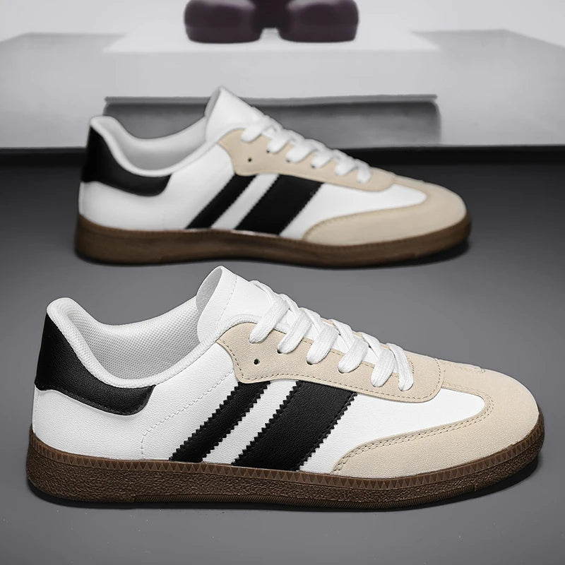 Men Sneakers Fashion Shoes Spring Trend Casual Flats Sneakers Female New Fashion Comfort White Vulcanized Platform Shoes 2025