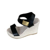 Sandals Women's Colorblock Peep Toe Platform Wedge Summer Latform Wedge Slingback Roman Sandals Ankle Strap High Heel Shoes